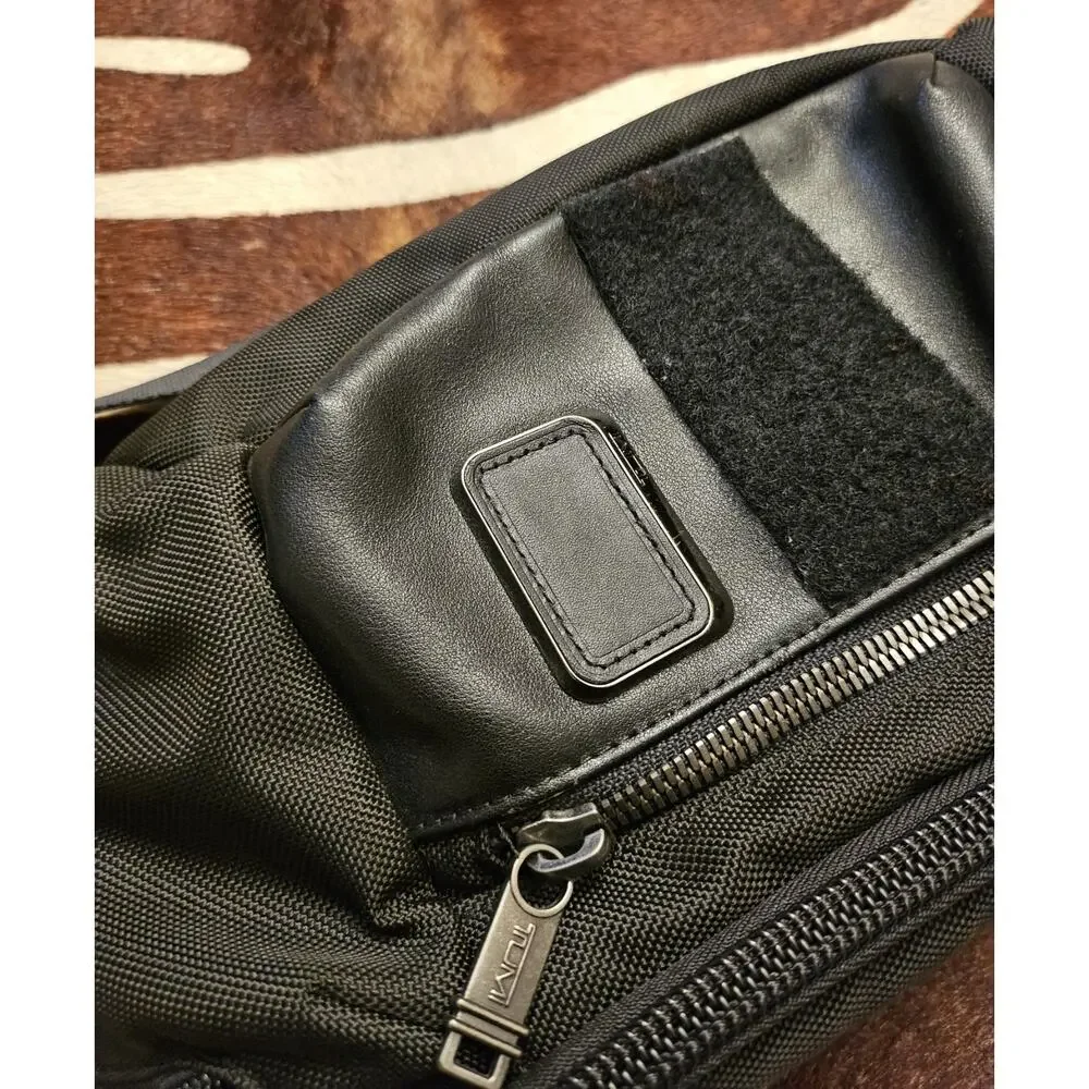Tumi Alpha Bravo Kelley Chest Pack Sling Bag Black